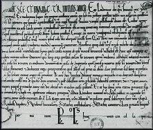 Urkunde König Ludwigs VII. von 1152, Bestätigungsurkunde zugunsten von Saint-Denis